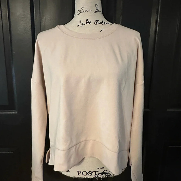 ATHLETA LIGHT PINK PULLOVER SWEATSHIRT L(b3 - Picture 4 of 15